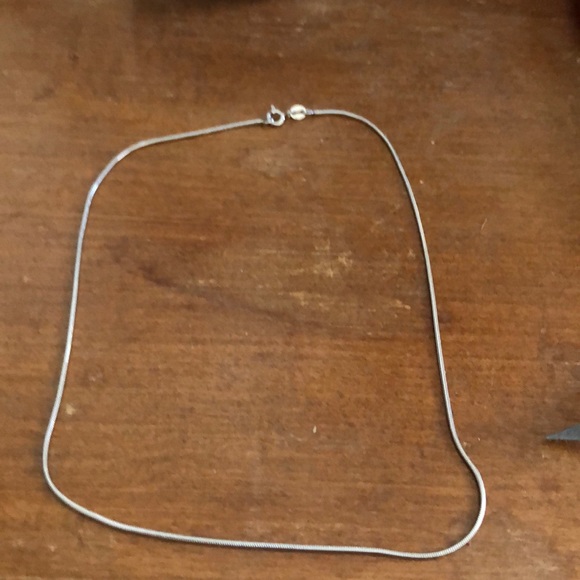 Jewelry - 16” sterling silver snake chain